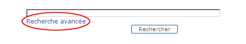 Lien vers la recherche avancée
